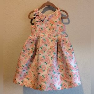 Janie and Jack Pink Floral Kids Dress